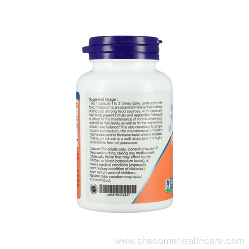 Potassium Electrolyte Balance Potassium Citrate Capsules